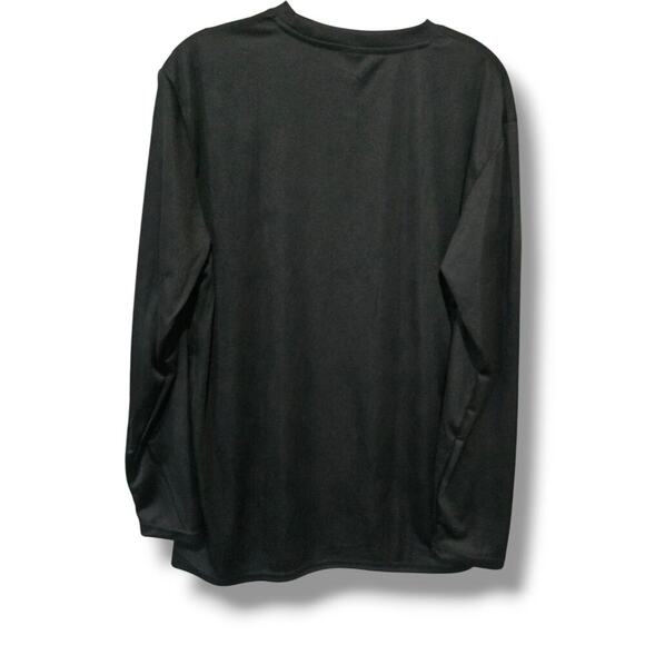 Black Patriotic American Long Sleeve Shirt Land of the Free Home of the Brave - Picture 3 of 8